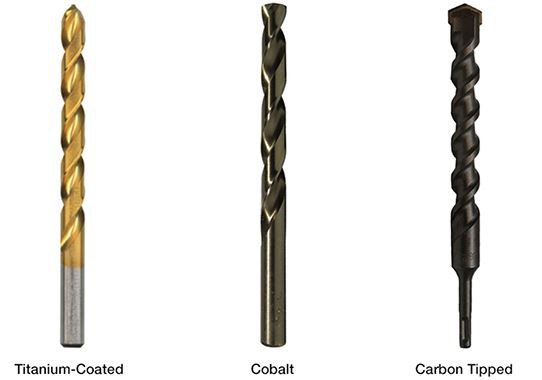 Material and Finishes for drill bits