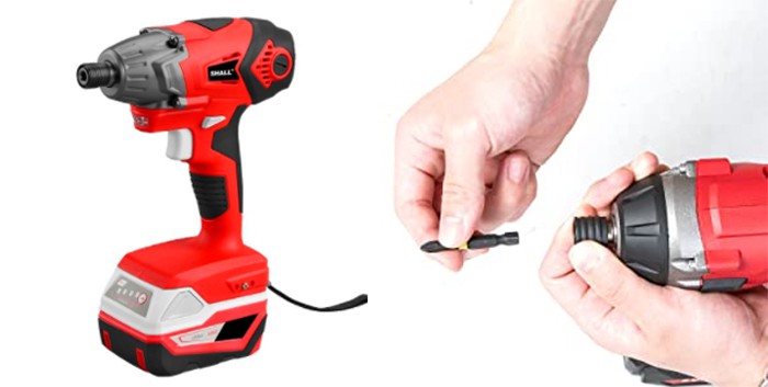 Cordless impact driver Specification