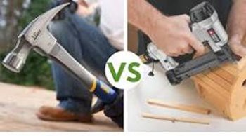 nail gun vs than hammering