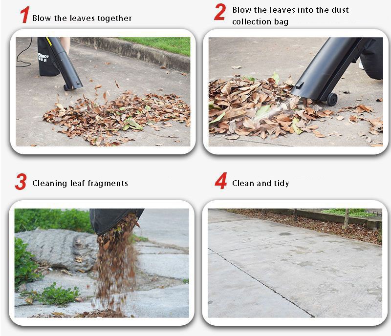 Electric Blower can effectively remove leaves