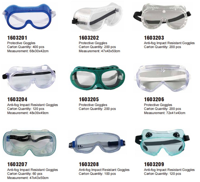 SHALL Different Protective Goggles